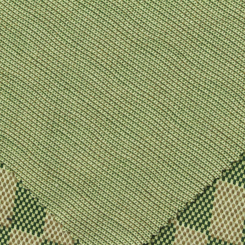 Green Check Interlock Knit, Polyester