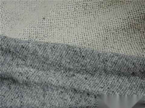 Grey Marl French Terry, Cotton, 230 gsm, 165 cm
