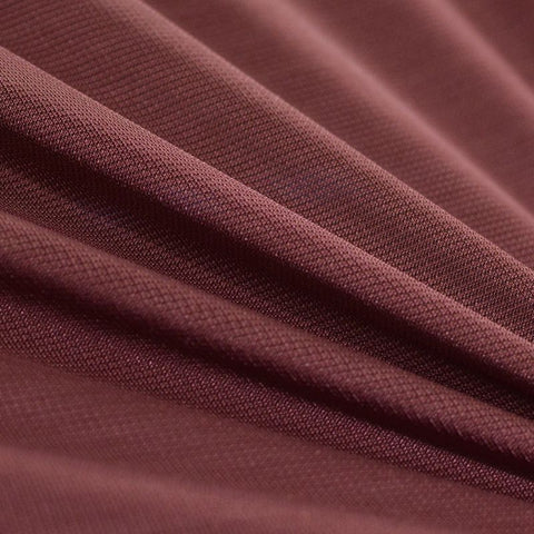 Viscose Stretch Rib Knit Fabric, 160 gsm, 148 cm — Red