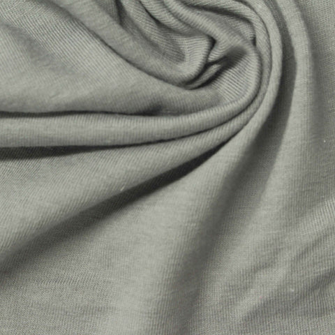 Cotton Polyester Jersey Knit Fabric, 145 gsm — Grey