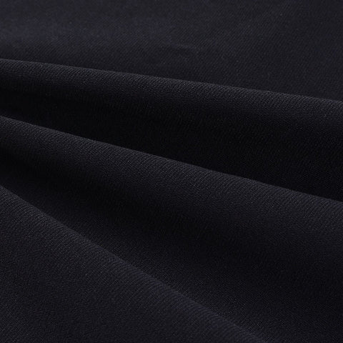 Nylon Stretch Warp Knit Fabric, 280 gsm, 160 cm — Black, ref EF-3407