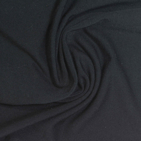 Black Jersey Knit, Viscose