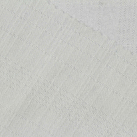 White Openwork Jacquard, Polyester, 165 gsm