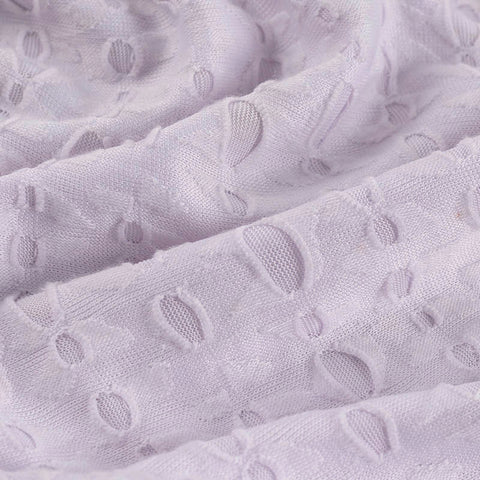 Lavender Openwork Jacquard, Polyester