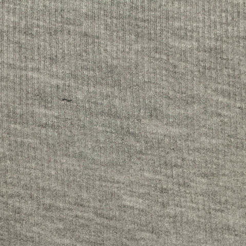 Heather Grey Marl Rib Knit, Viscose, 154 gsm