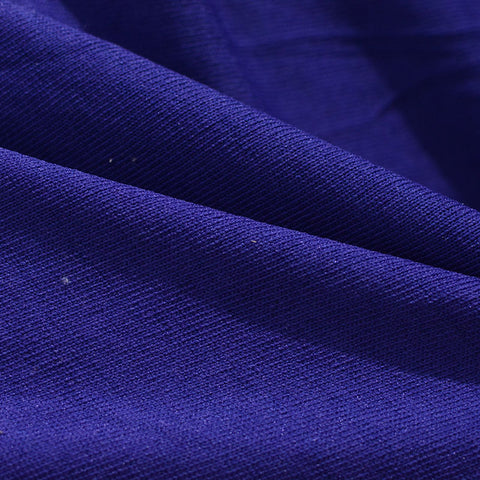 100% Polyester Chunky Knit Fabric, 326 gsm, 150 cm — Navy