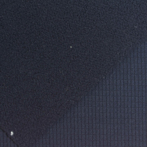 Dark Navy Grid Knit, Polyester