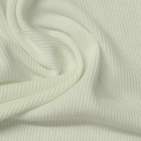Polyester Stretch Rib Knit Fabric, 280 gsm, 158 cm — Khaki