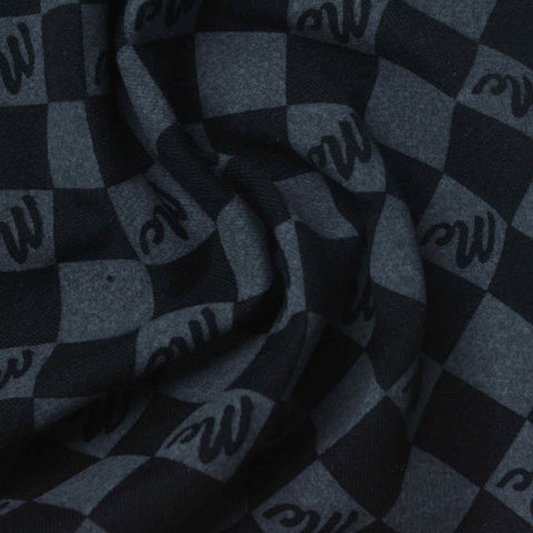 Black Diamond French Terry, Poly-Cotton