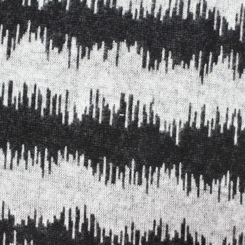 Grey Geometric Jacquard, Viscose