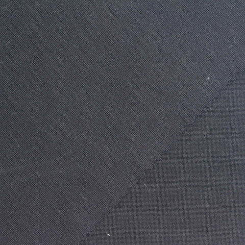 Polyester Viscose Stretch Ponte Knit Fabric, 380 gsm, 160 cm — Grey