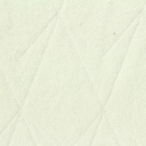 Off-White Diamond Jacquard, Poly-Viscose, 280 gsm