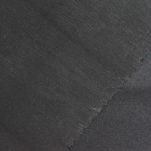 Dark Grey Marl Scuba Knit, 300 gsm
