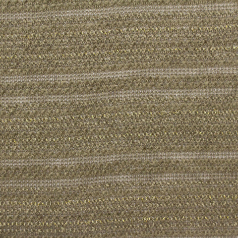Polyester Viscose Metallic Chunky Knit Fabric, 170 gsm, 166 cm — Brown