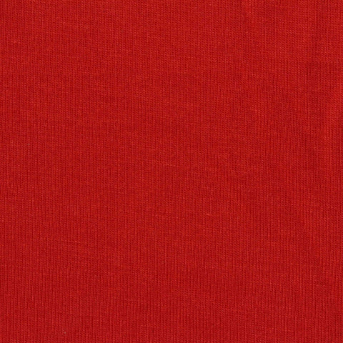 Polyester Viscose Jersey Knit Fabric, 166 gsm, 174 cm — Red