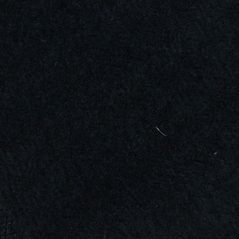 Brushed 100% Polyester Chunky Knit Fabric, 300 gsm — Black