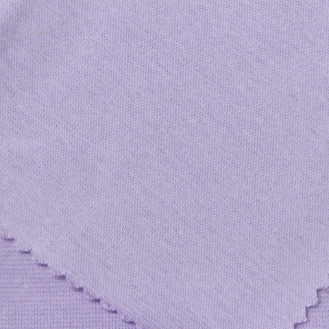 Cotton Stretch Rib Knit Fabric, 290 gsm, 152 cm — Purple