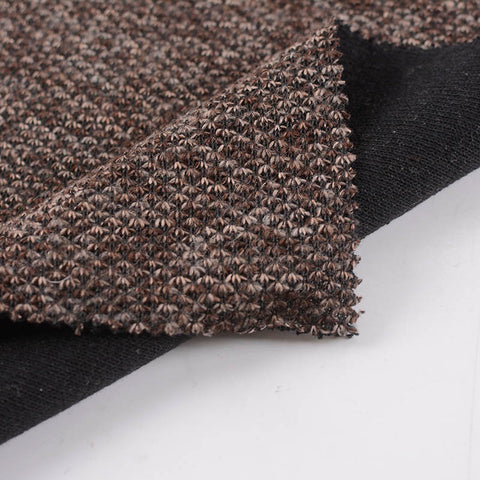 Dark Brown Heathered-Marl Knit, Polyester
