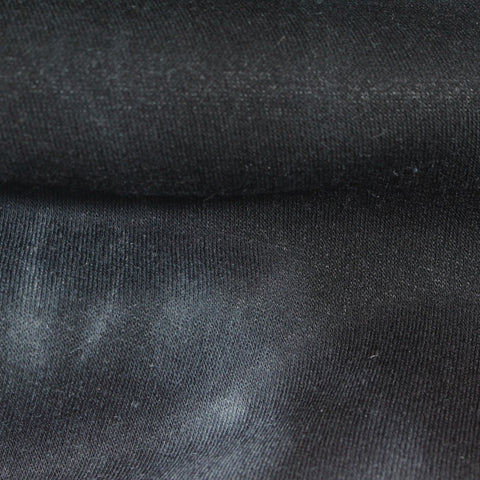 Dark Grey Abstract Scuba Knit, Polyester