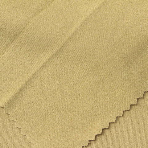 100% Polyester Velvet Fabric, 260 gsm, 185 cm — Khaki