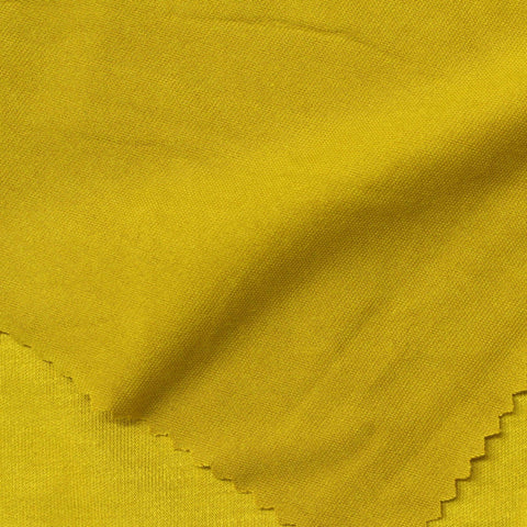 Viscose Polyester Stretch Jersey Knit Fabric, 220 gsm, 170 cm — Yellow, ref EF-256423