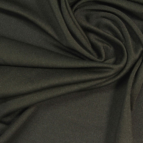 Polyester Stretch Milk Silk Knit Fabric, 110 gsm, 170 cm — Green