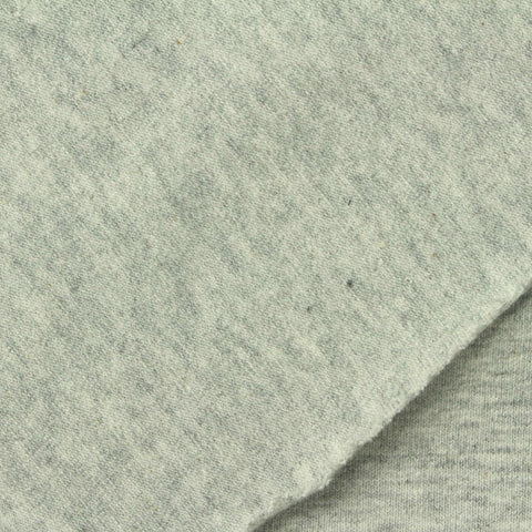 Light Grey Marl Jersey Knit, Cotton, 175 gsm