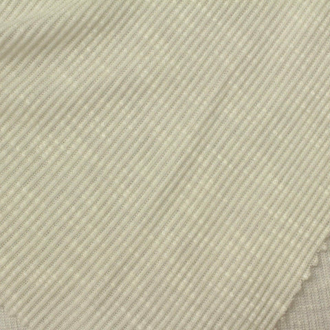Off-White Vertical-Line Rib Knit, Viscose