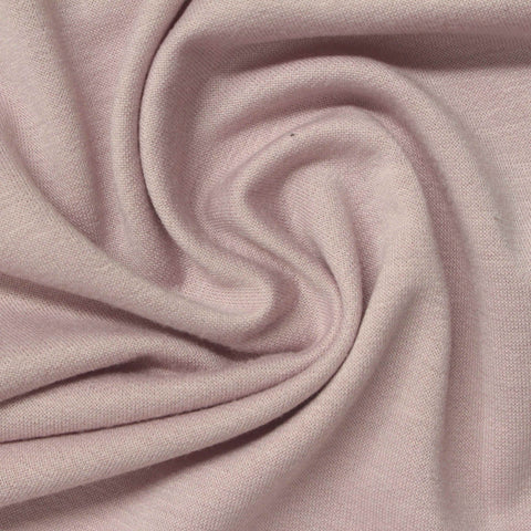 Dusty Rose Textured French Terry, Poly-Viscose
