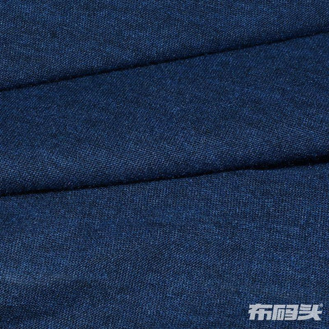 Deep Blue Jersey Knit, Poly-Viscose