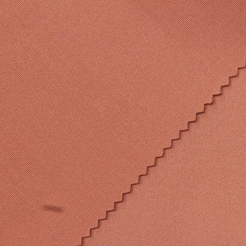 Polyester Stretch Scuba Knit Fabric, 360 gsm, 170 cm — Orange