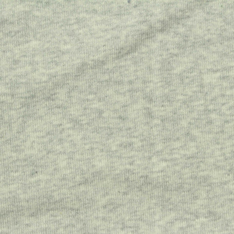 Light Grey Marl Rib Knit, Cotton, 230 gsm