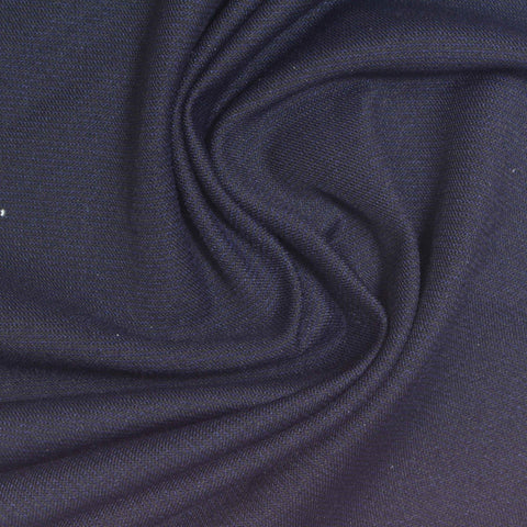 Dark Navy Denim, Cotton-Poly