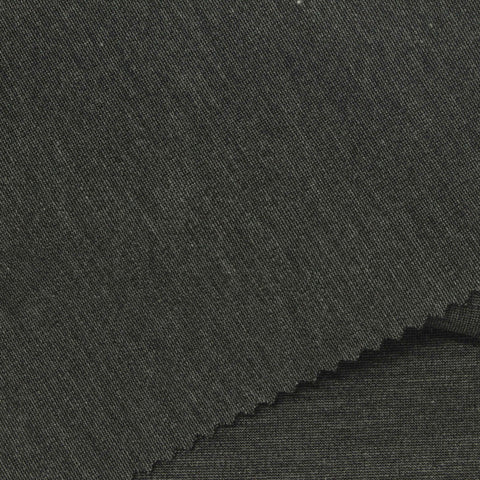 Dark Charcoal Marl Ponte Knit, Viscose-Nylon