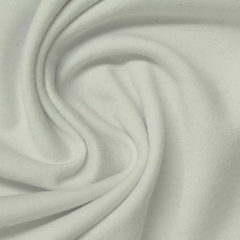 Polyester Cotton Stretch French Terry Fabric, 320 gsm, 175 cm — Grey
