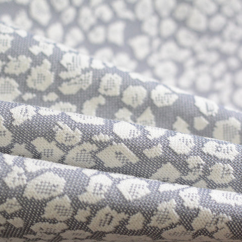 Grey Leopard Jacquard, Acrylic-Poly