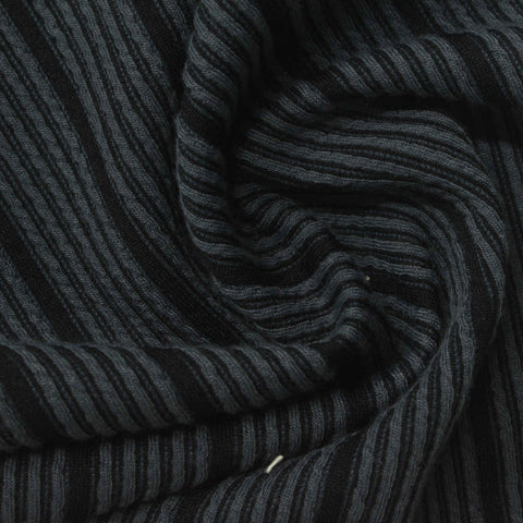 Black Stripes Knit, Polyester