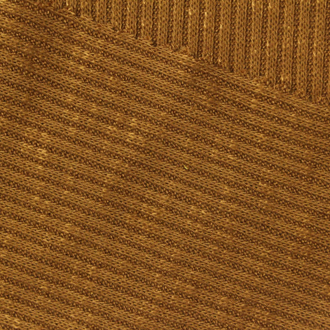 Brown Ribbed Rib Knit, Poly-Viscose