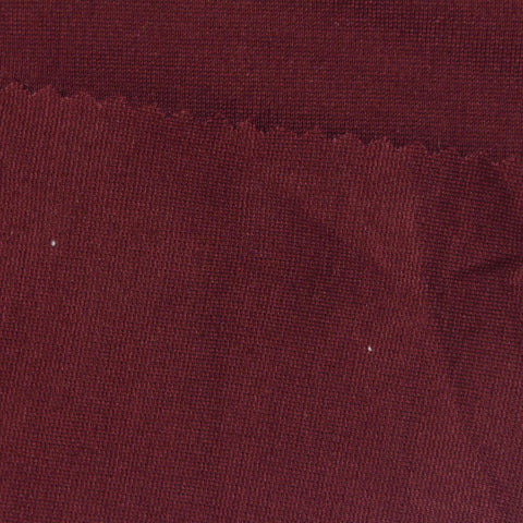 Viscose Polyester Stretch Ponte Knit Fabric, 410 gsm, 155 cm — Red