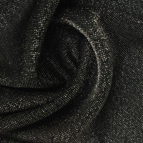 Black Marl Jersey Knit, Nylon