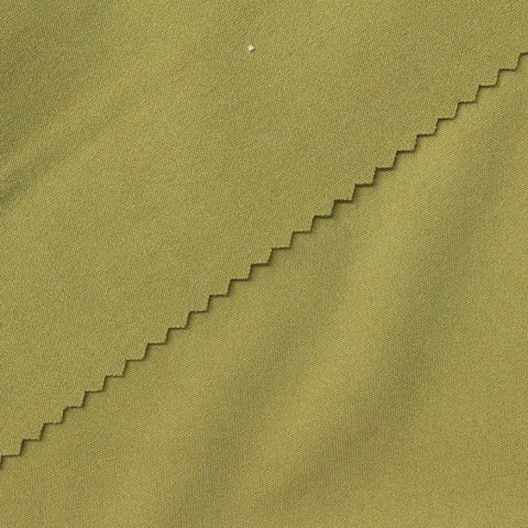 Polyester Stretch Sateen Fabric, 240 gsm, 160 cm — Khaki