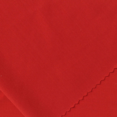 Viscose Stretch Jersey Knit Fabric, 230 gsm, 155 cm — Red