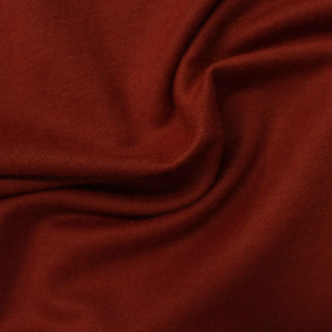 Polyester Nylon Piqué Knit Fabric, 163 gsm, 160 cm — Red