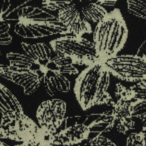 Light Grey Abstract Jacquard, Poly-Viscose, 300 gsm