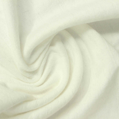 Cream Vertical-Line Rib Knit, Cotton