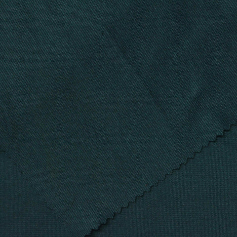 Dark Teal Ribbed Rib Knit, Poly-Viscose
