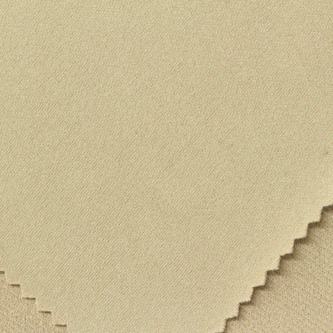 Polyester Stretch Knit Fabric, 250 gsm, 160 cm — Beige