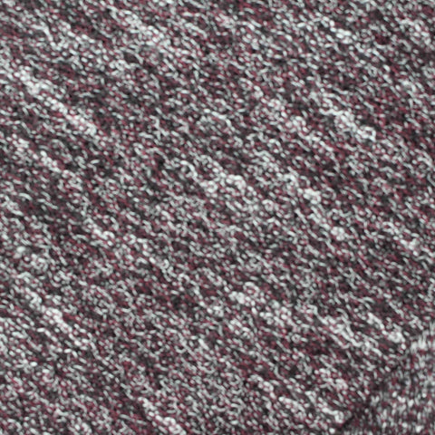 Burgundy Flecked Chunky Knit, Poly-Viscose