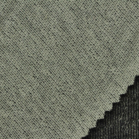 Dark Grey Marl Jersey Knit, Cotton-Poly, 245 gsm, 170 cm
