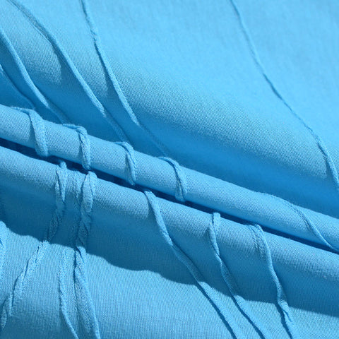 Blue Lines Jacquard, Polyester